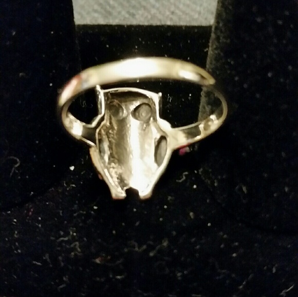 .925 Sterling Silver Owl Ring - Picture 4 of 8